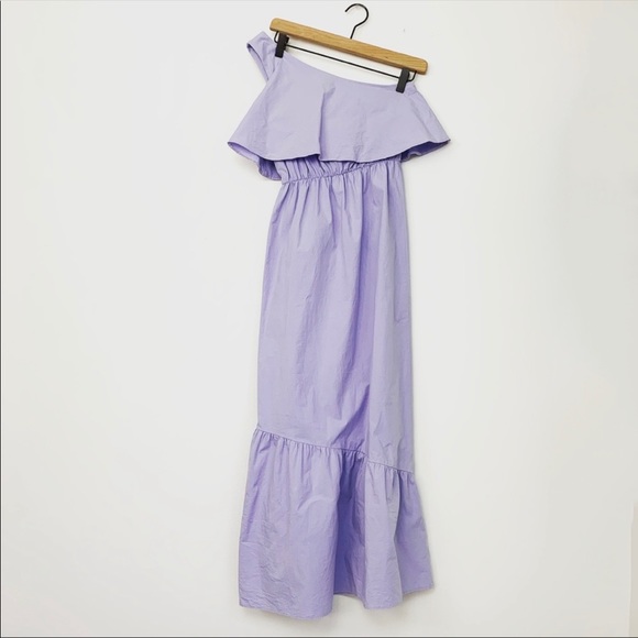 ASOS Lavender One Shoulder Maxi Dress - Picture 2 of 4